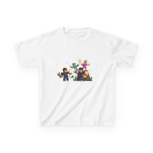 Voxel Adventure Kids' Heavy Cotton Tee - Trendy Edition #130
