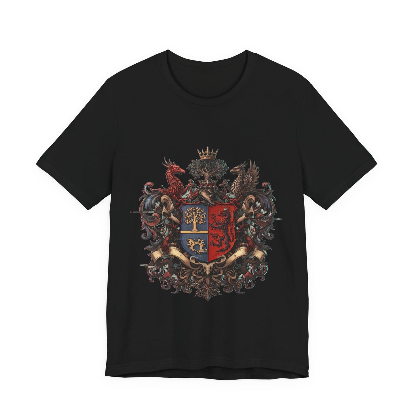 Guild Emblem Fusion Tee – Trendy Unisex Jersey Shirt