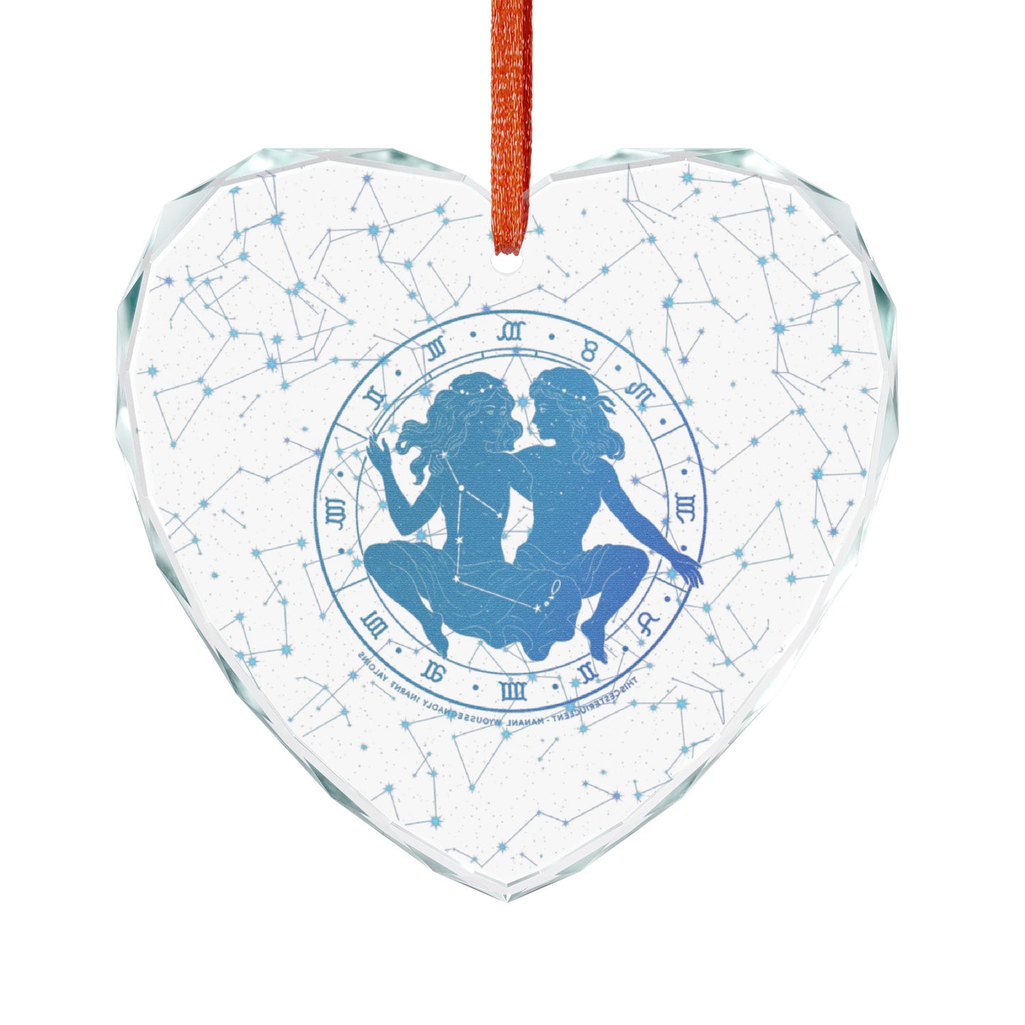 Gemini Edge – Dual Force Crystal Glass Ornament