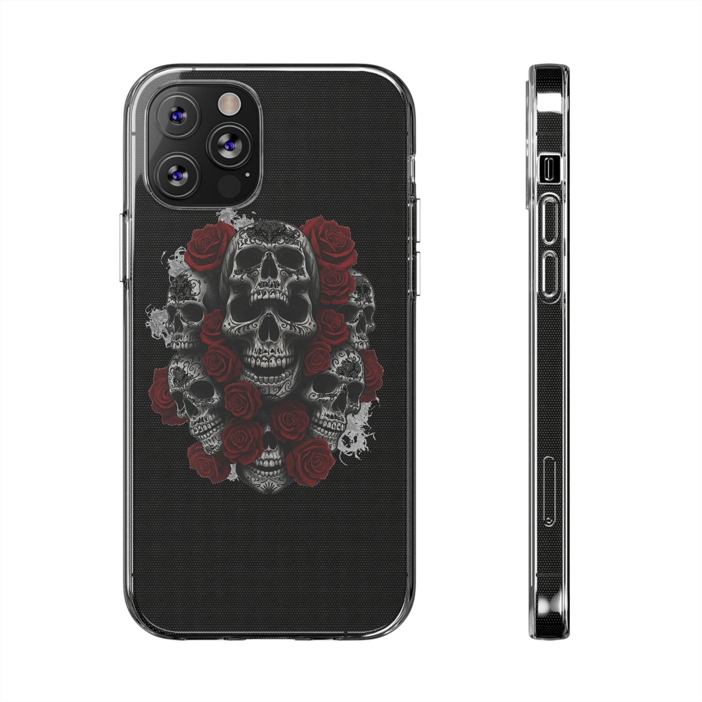 LaCatrina Edge: Clear Silicone Case for Bold Spirits
