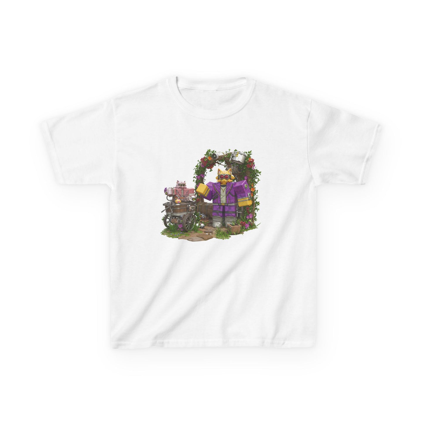 Pixel Pals Adventure - Kids' Trendy Voxel Tee