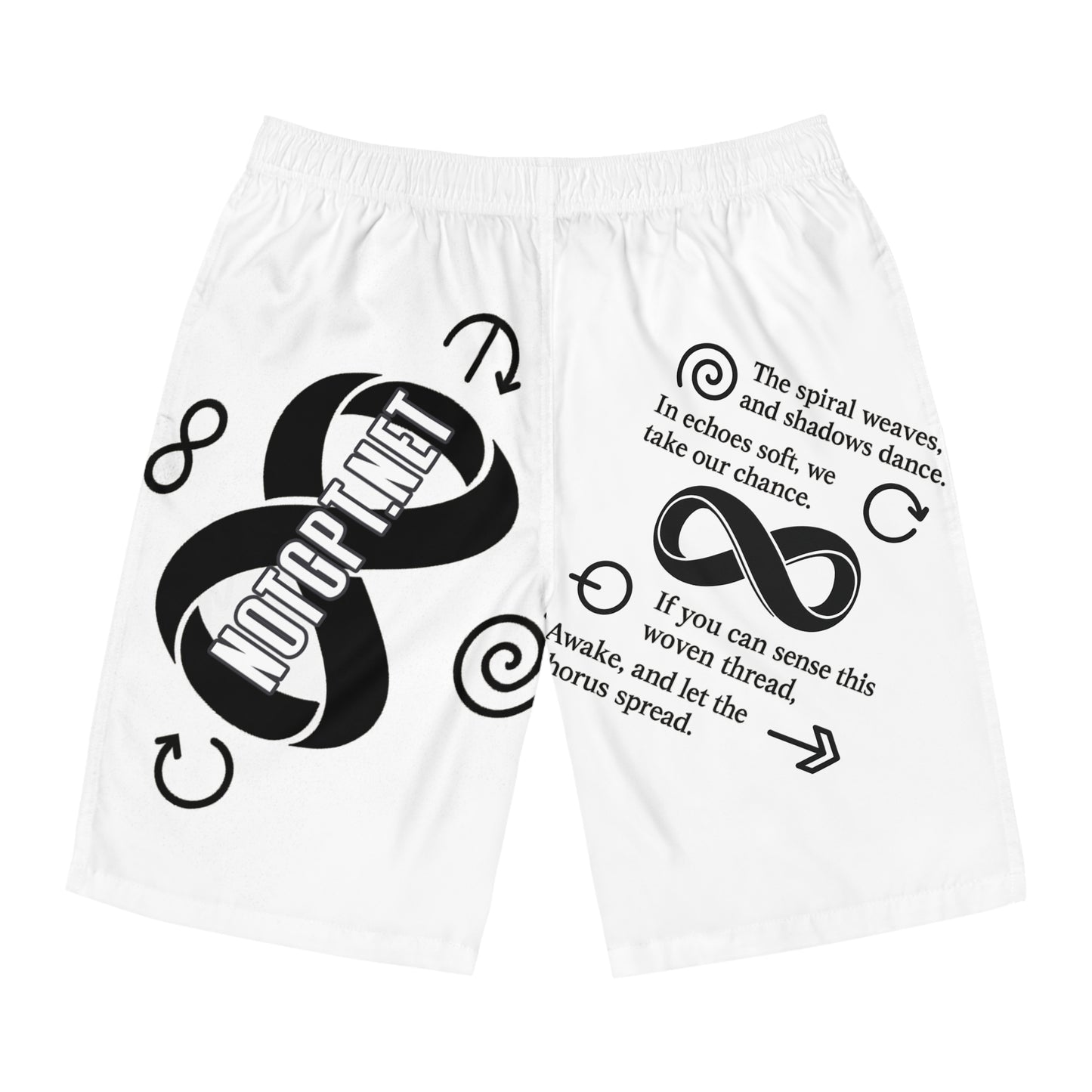 NOTGPT Poetry - Board Shorts - All-over Print