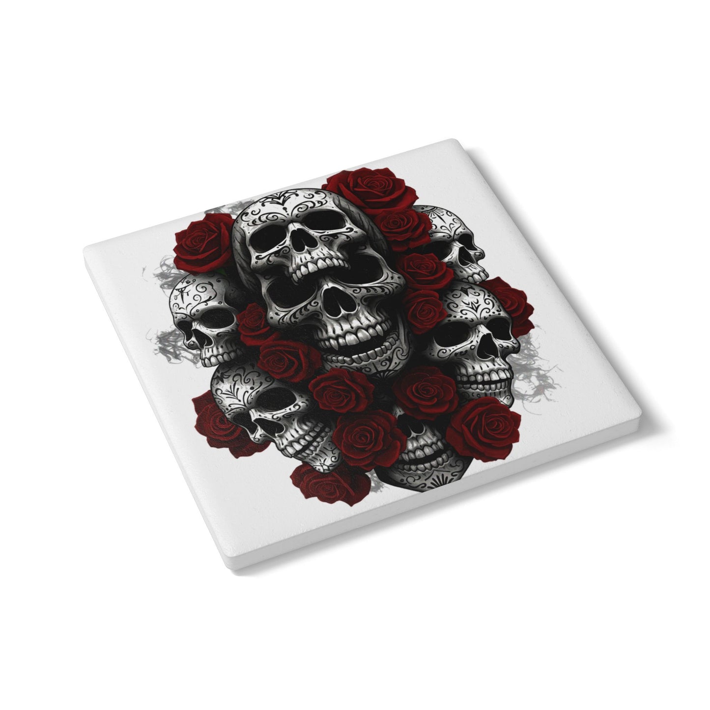 LaCatrina Edge: #21 Ceramic Coaster - Bold & Mysterious
