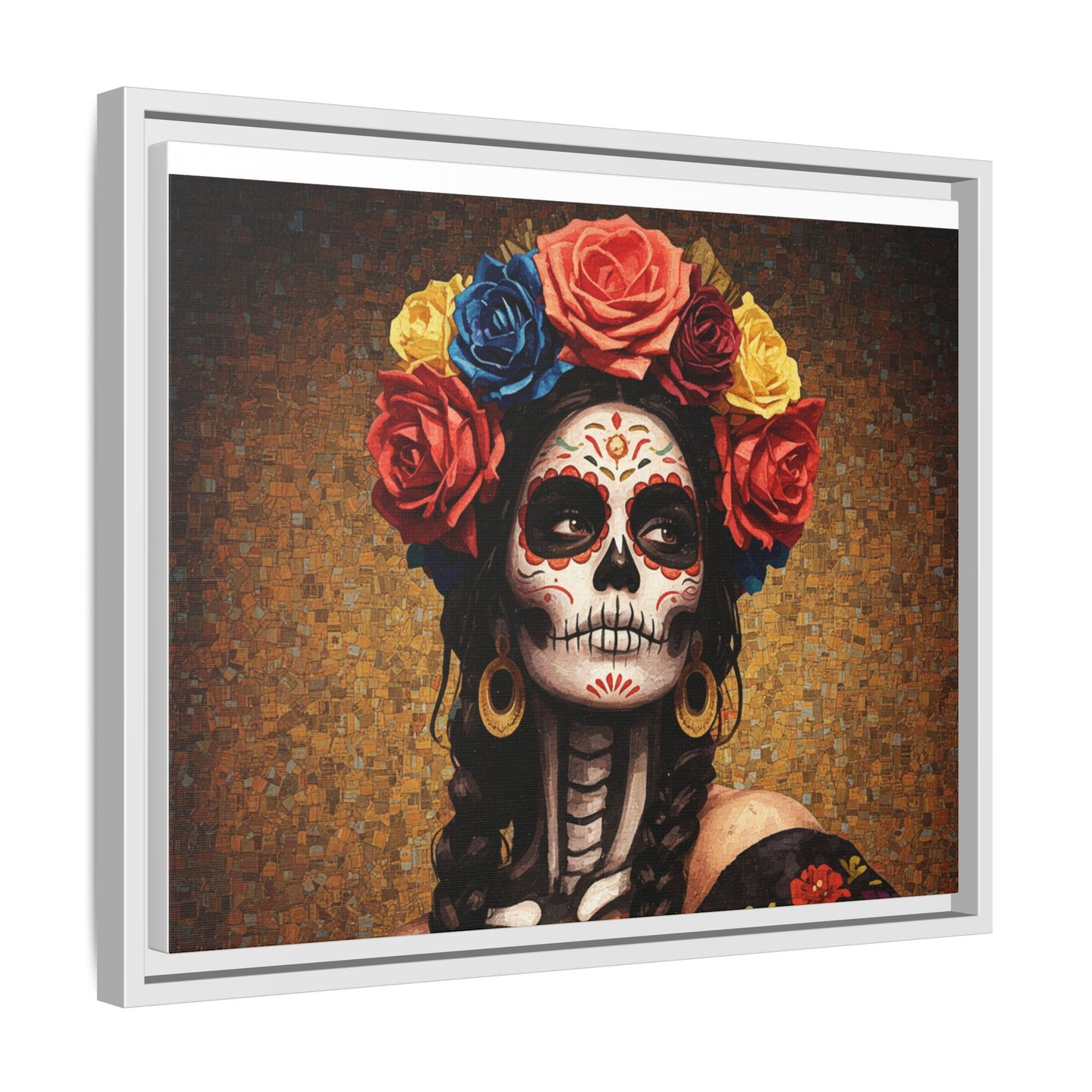 LaCatrina Elegance #15: Multicolor Matte Framed Canvas