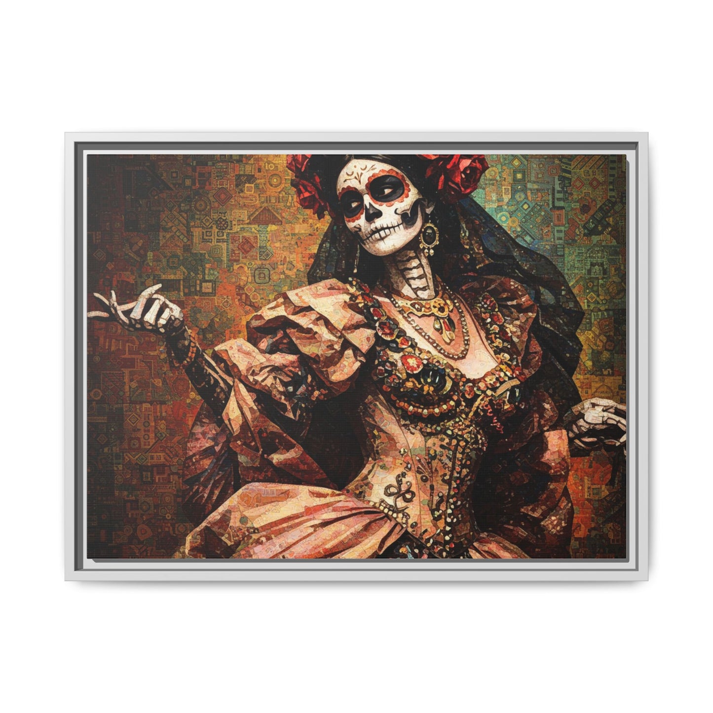 LaCatrina Elegance: Professional Art Series #6 - Framed Matte Canvas