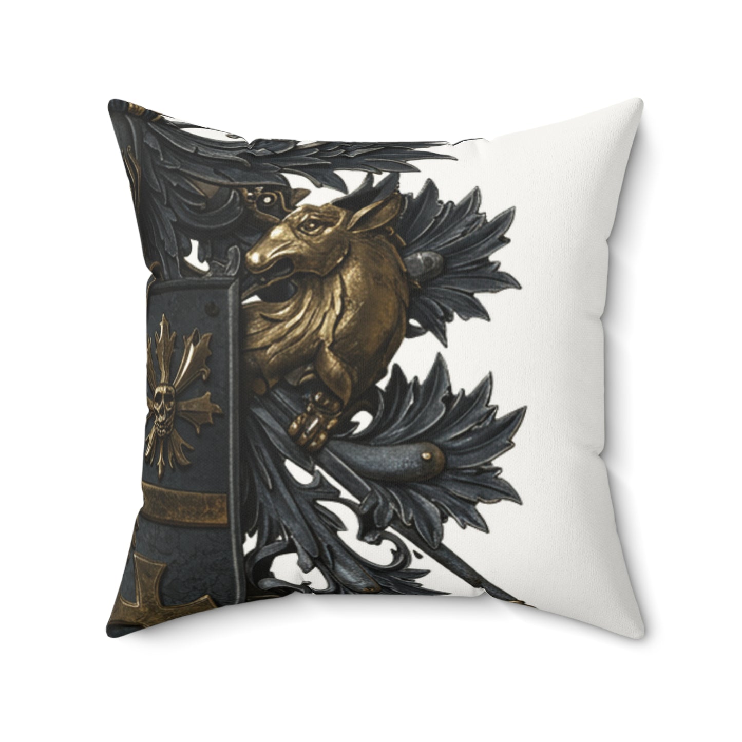 Urban Edge: Chic Faux Suede Square Pillow