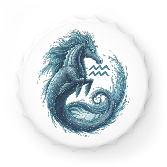 Aquarius Zodiac Charm Bottle Opener – Trendy Galaxy Design