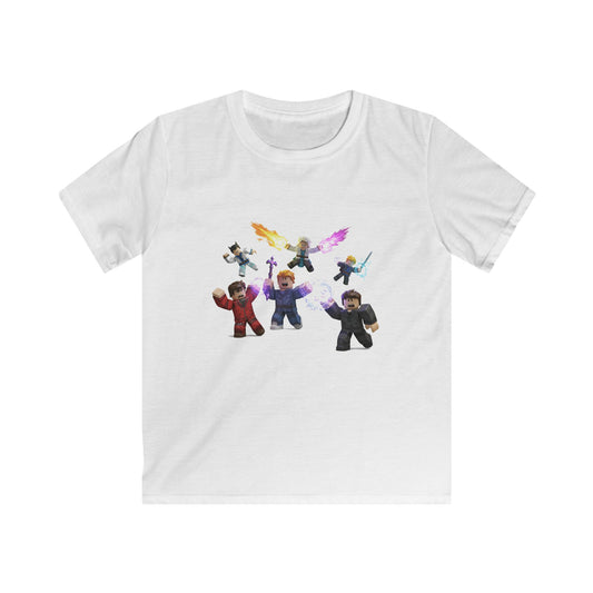 Pixel Pals Parade Kids Tee - Voxel Adventure #24
