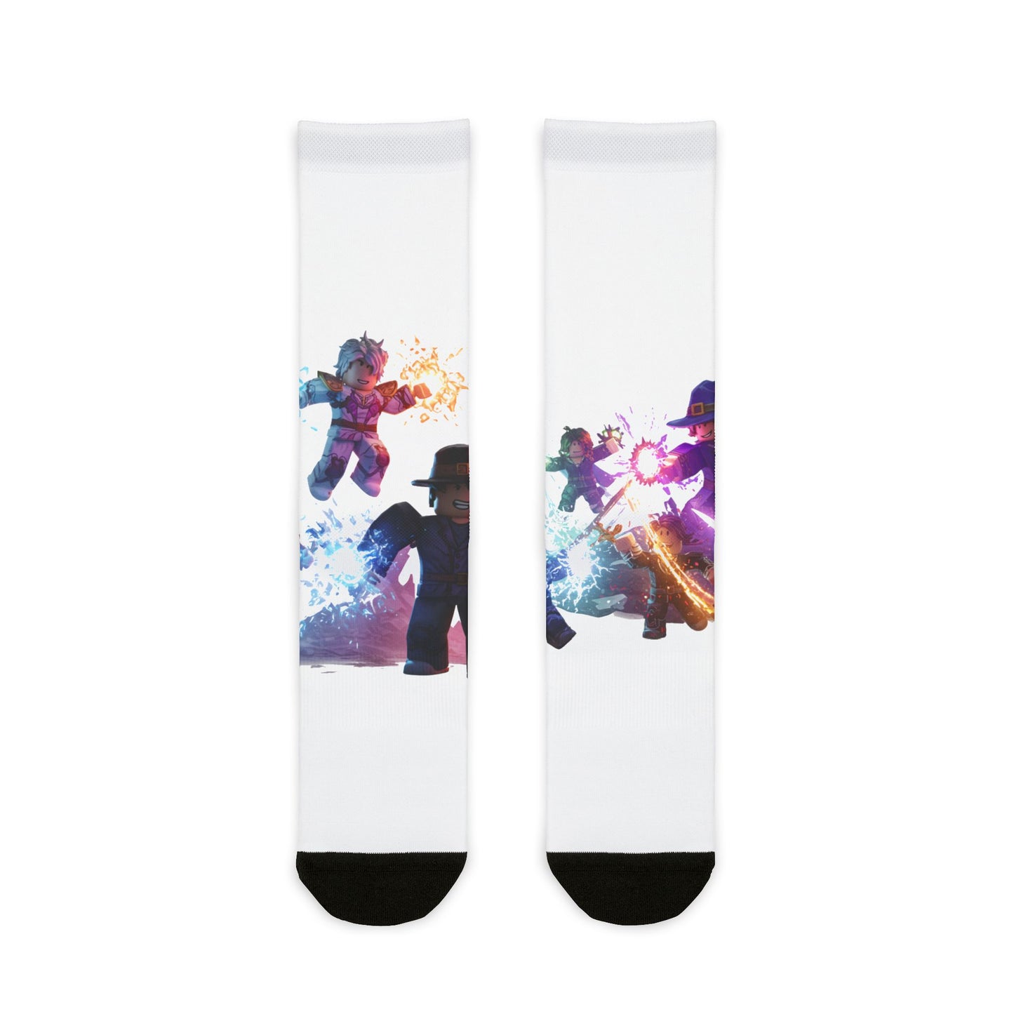 Voxel Invasion Edgy Crew Socks - Exclusive Design #9