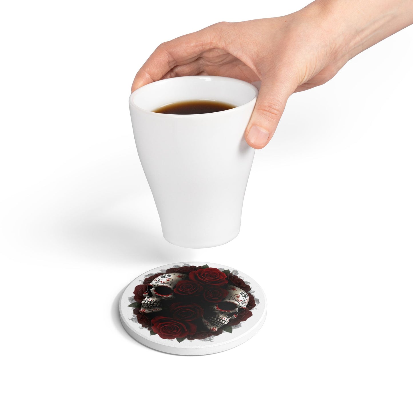 LaCatrina Edge: Daringly Bold Ceramic Coaster