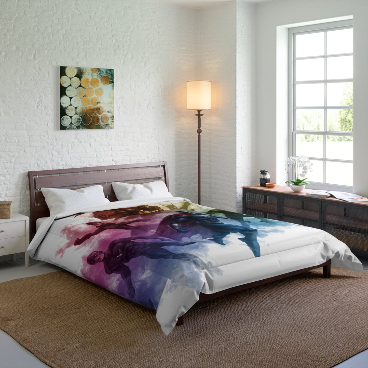 Misty Dreams Comforter - Casual Smoke Haze Design
