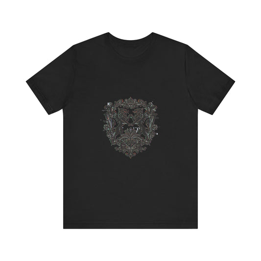 Glitch Heraldry Unisex Tee – Trendsetting Style