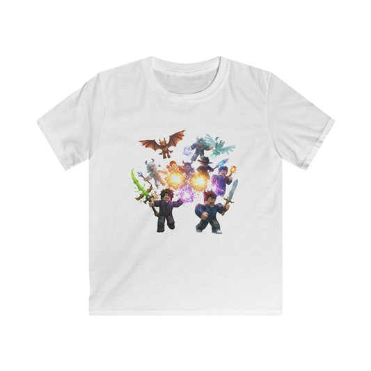 Pixel Pals Adventure Kids Tee - Voxel Style #26
