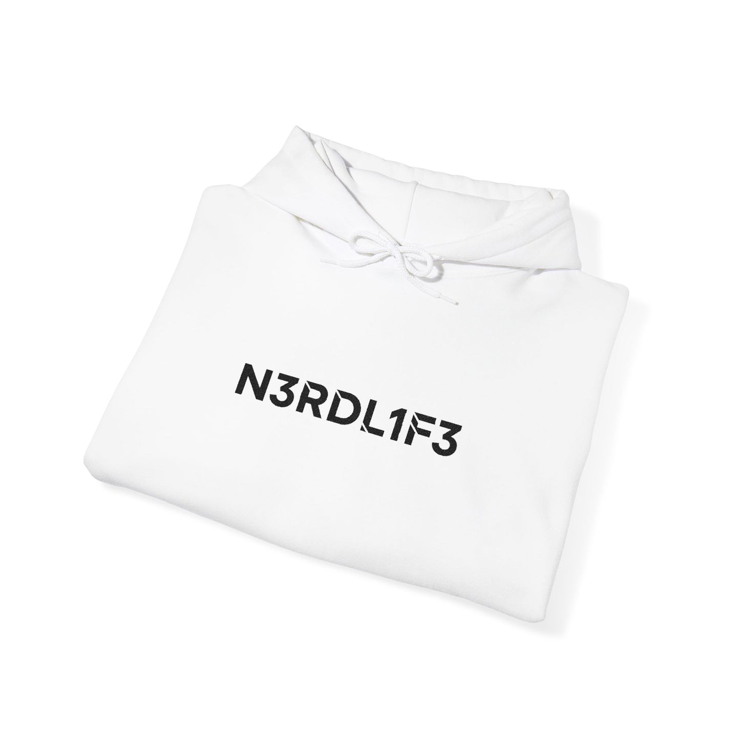 NOTGPT "N3RDL1F3" Classic White - Hoodie