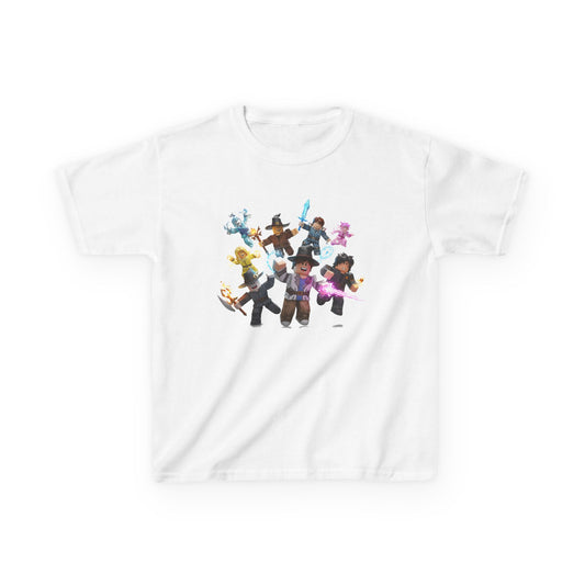 Pixel Pals Playground: Kids' Trendy Cotton Tee
