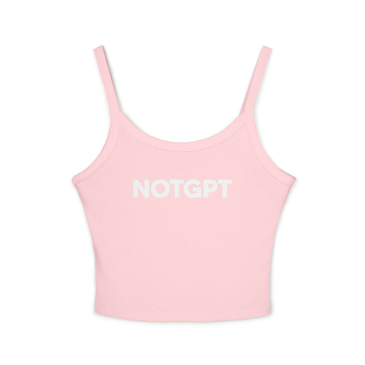 NOTGPT Pink Classic - Spaghetti Strap Tank Top
