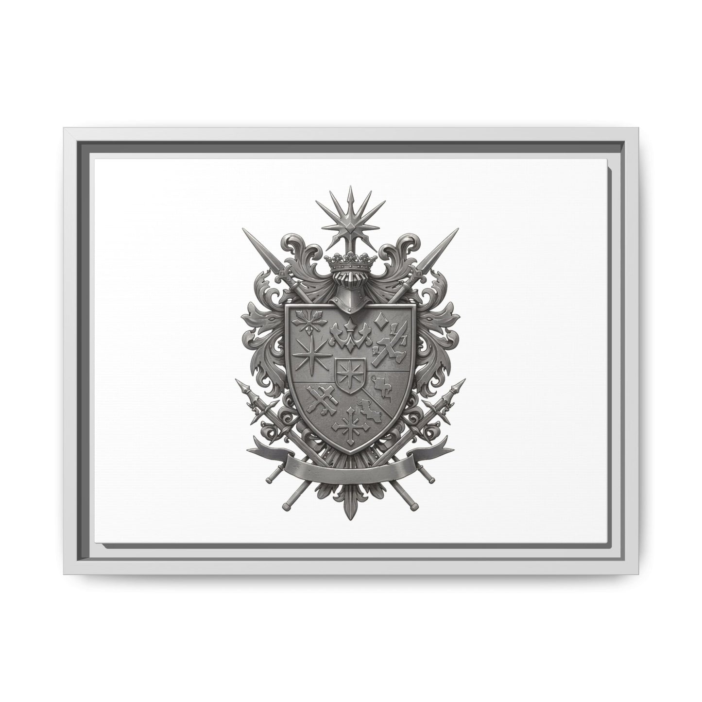 Elegant Guild #8 - Professional Multi-Color Framed Canvas