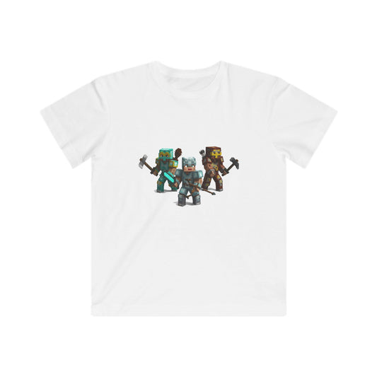 Pixel Power Play Kids Tee - Dive Into Adventure