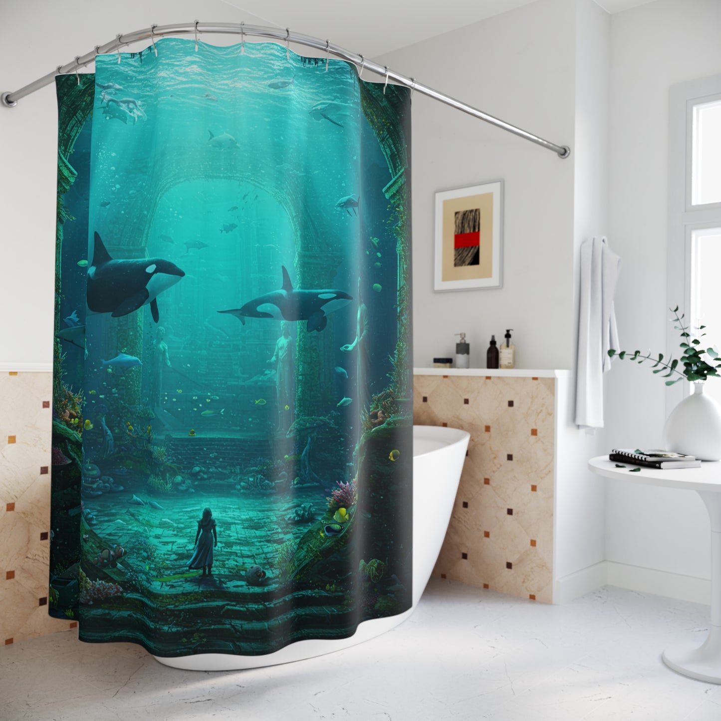 Atlantis Edge: The Lost City Edition Shower Curtain