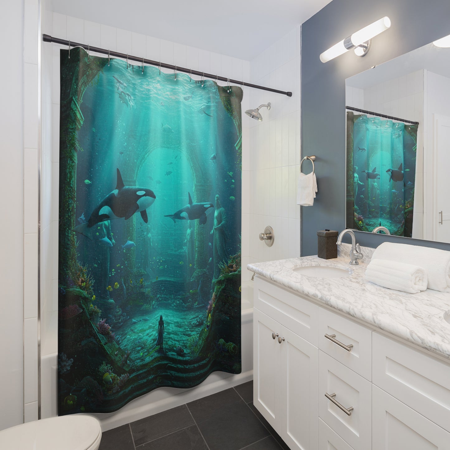Atlantis Edge: The Lost City Edition Shower Curtain