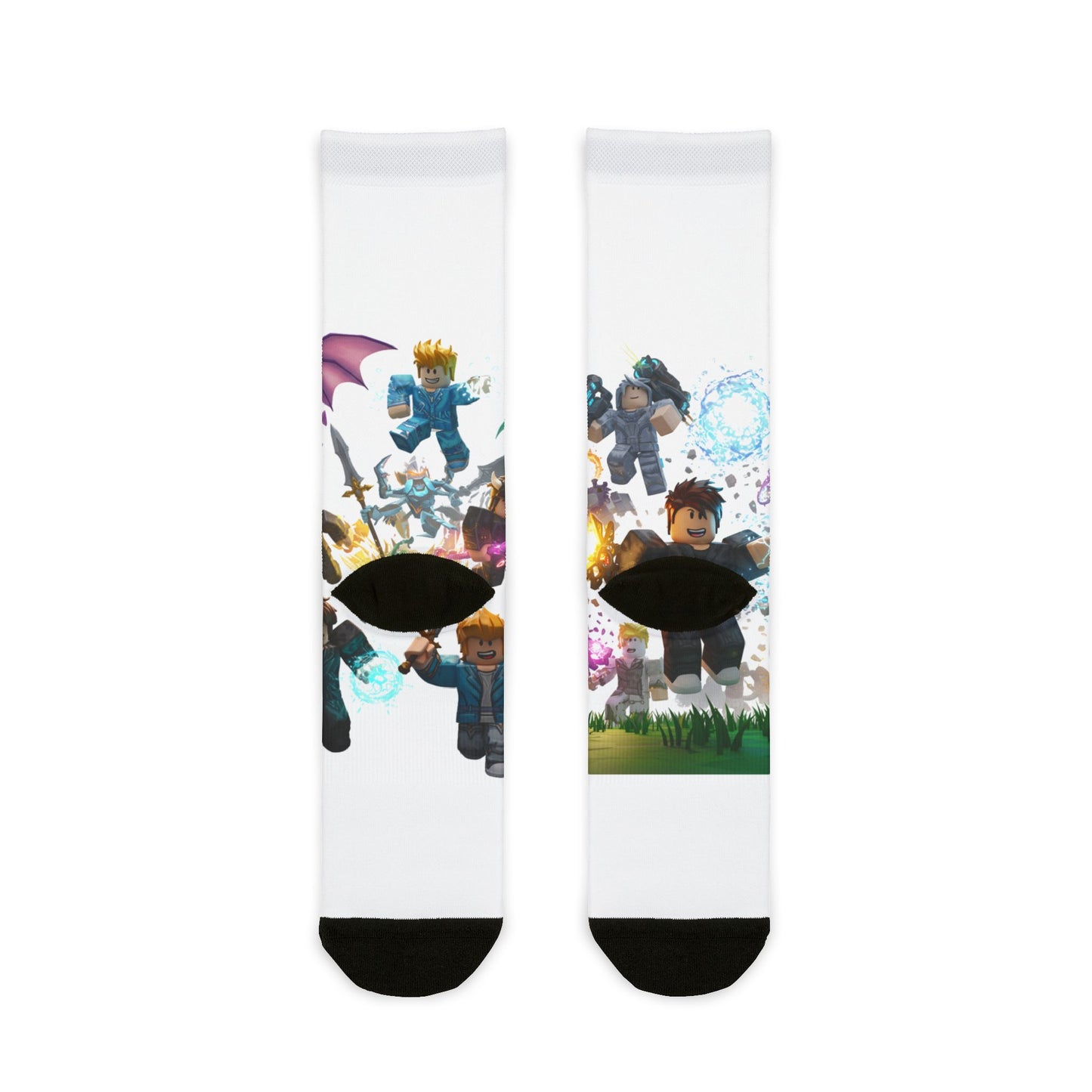 Voxel Invasion Edgy Crew Socks