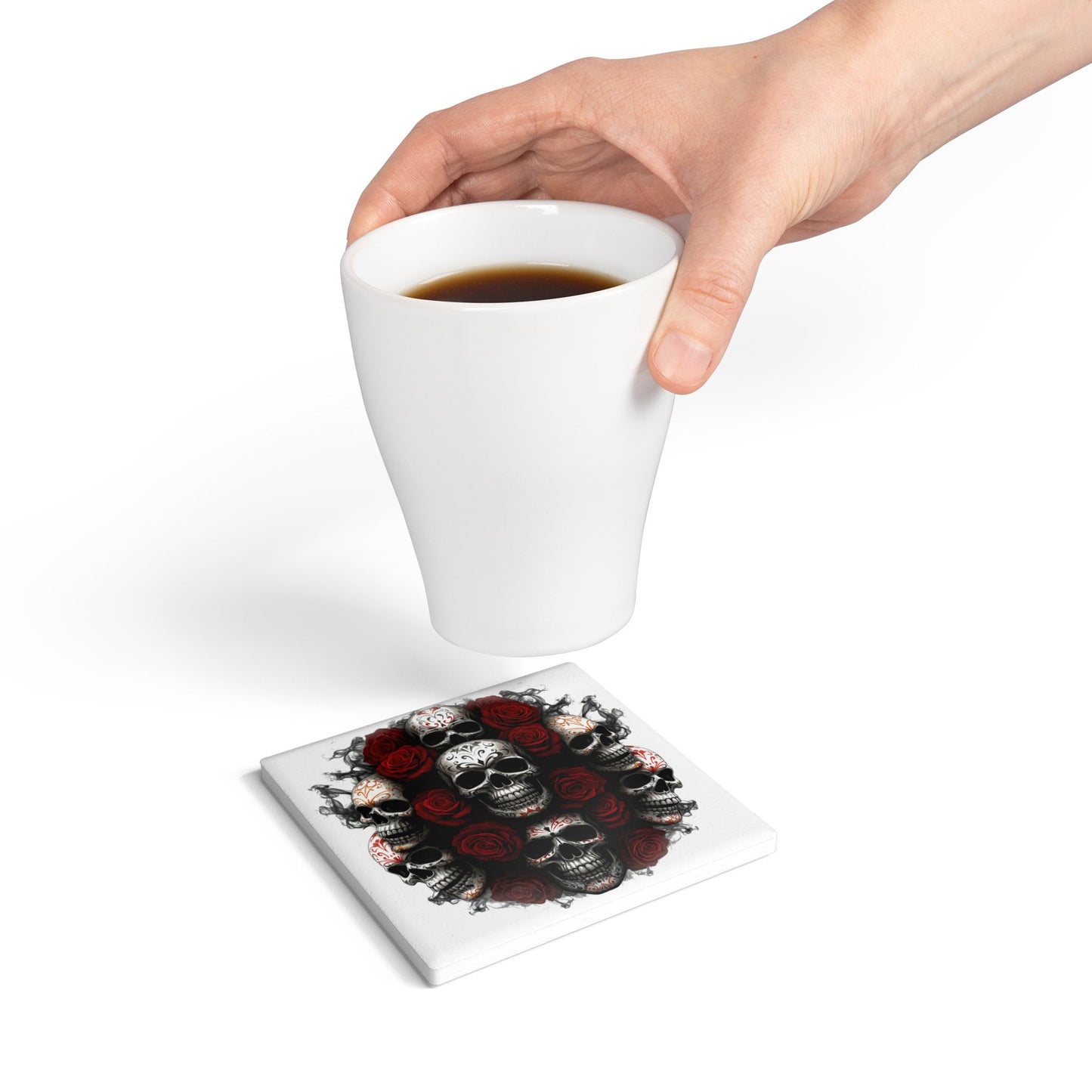 LaCatrina Edge: Bold Ceramic Coaster #36