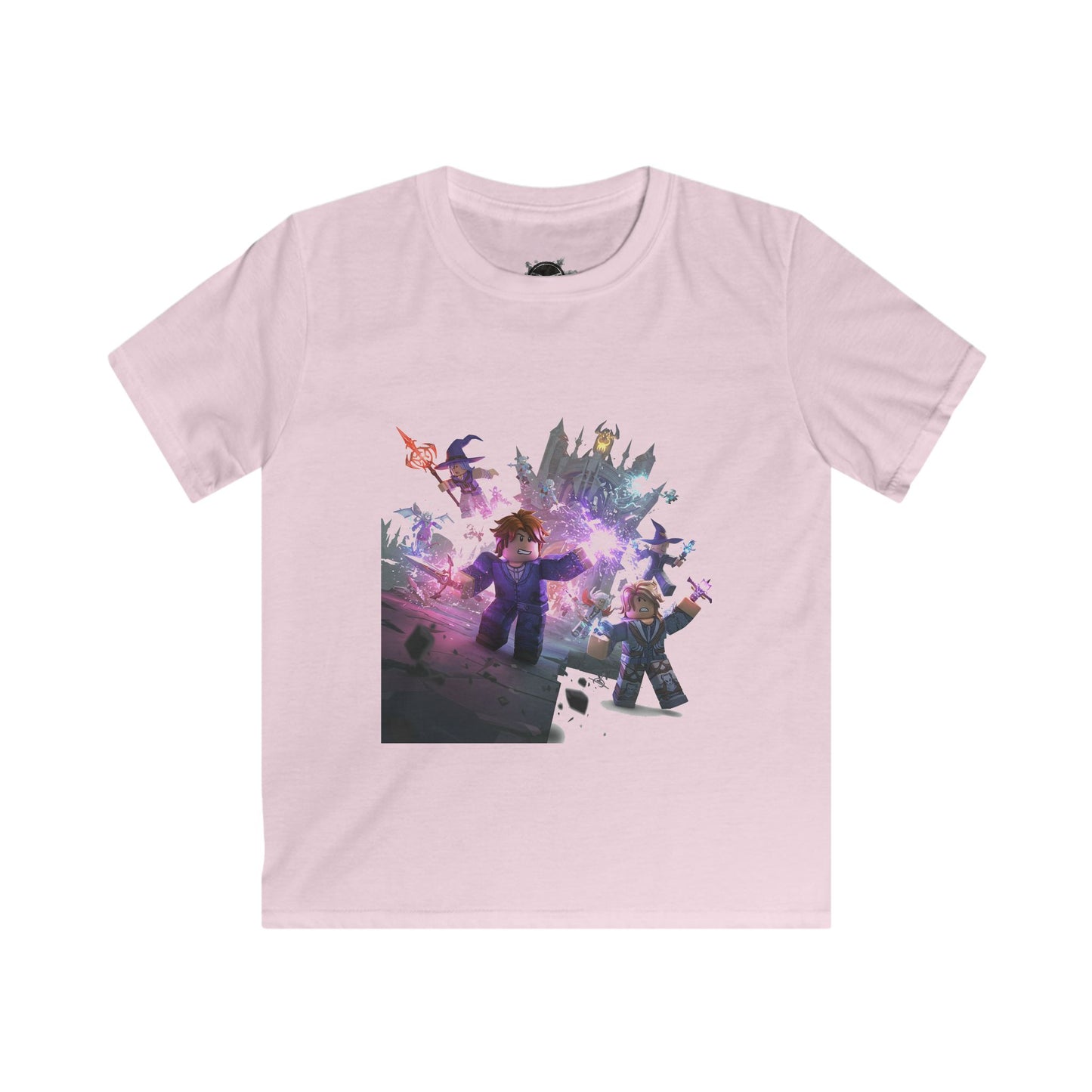 Back to School Voxel Adventure - Kids' Casual Softstyle Tee