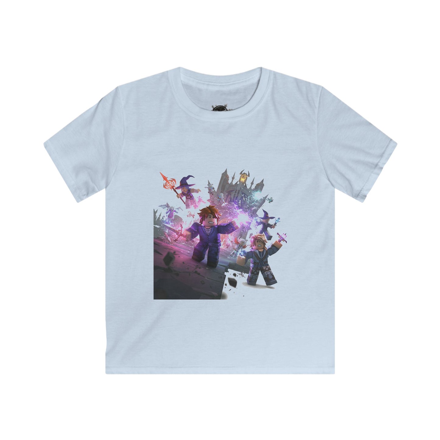 Back to School Voxel Adventure - Kids' Casual Softstyle Tee