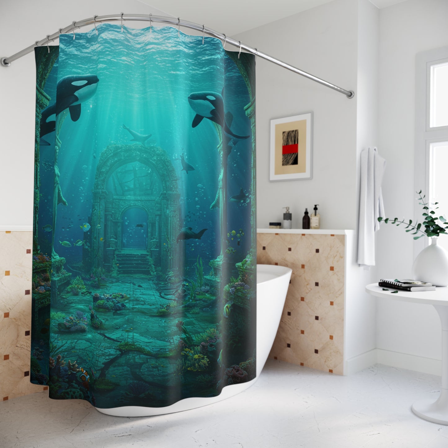 Atlantis Edge: The Lost City Shower Curtain