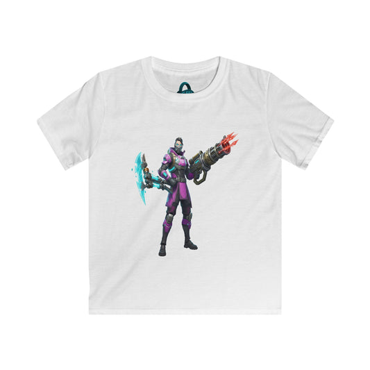 Back to School Defender - Trendy Kids Softstyle Tee