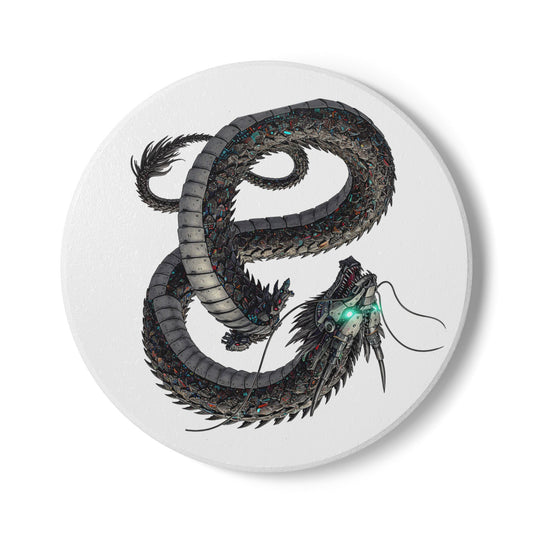 Cyber Dragon Nexus Coaster – Ignite Your Space!