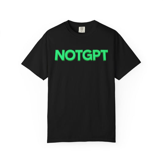 NOTGPT Teal Glow | Regular Fit Tee