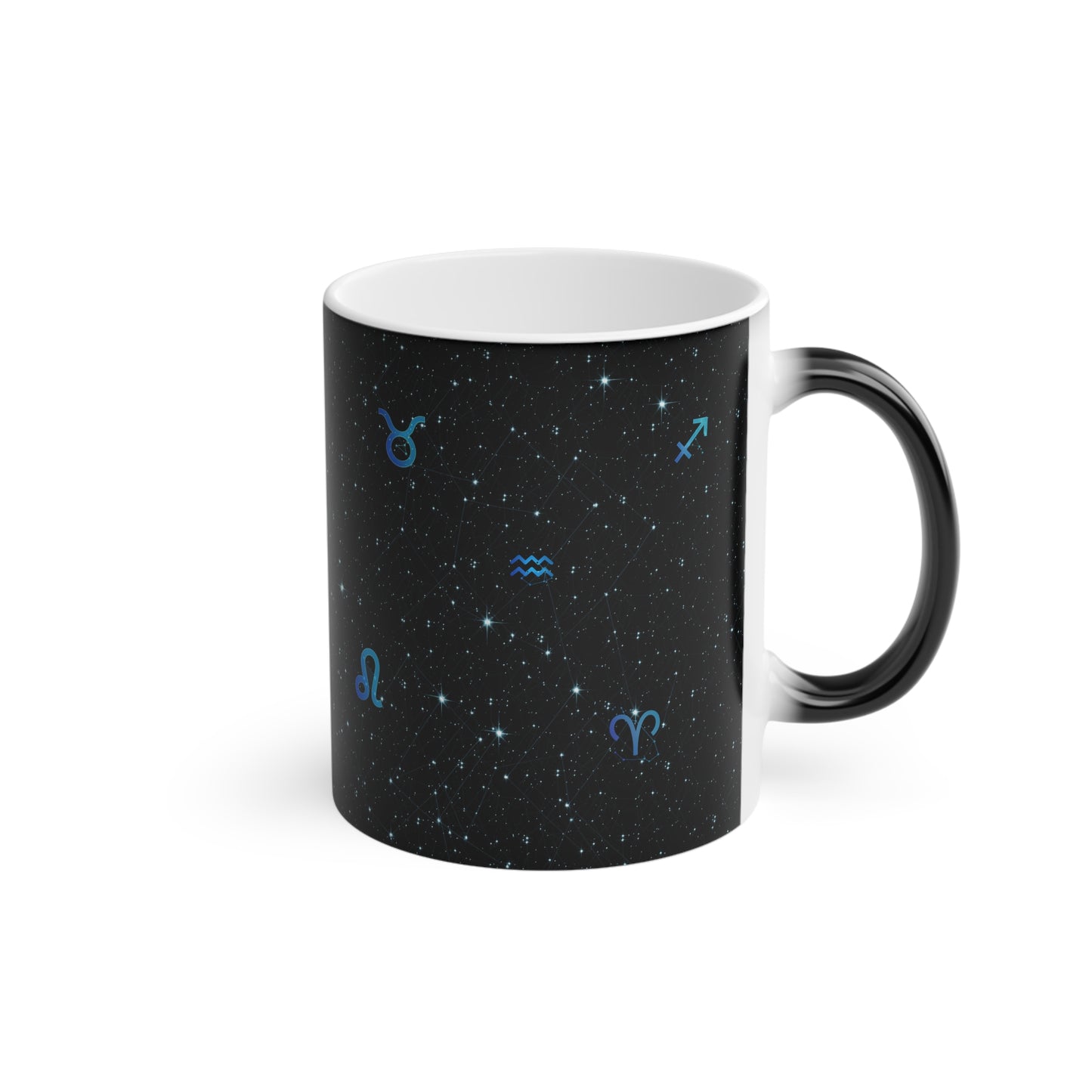 NOTGPT Astrology Magic Mug - Starry Zodiac Coffee Cup - Color Shifting - 11 Oz
