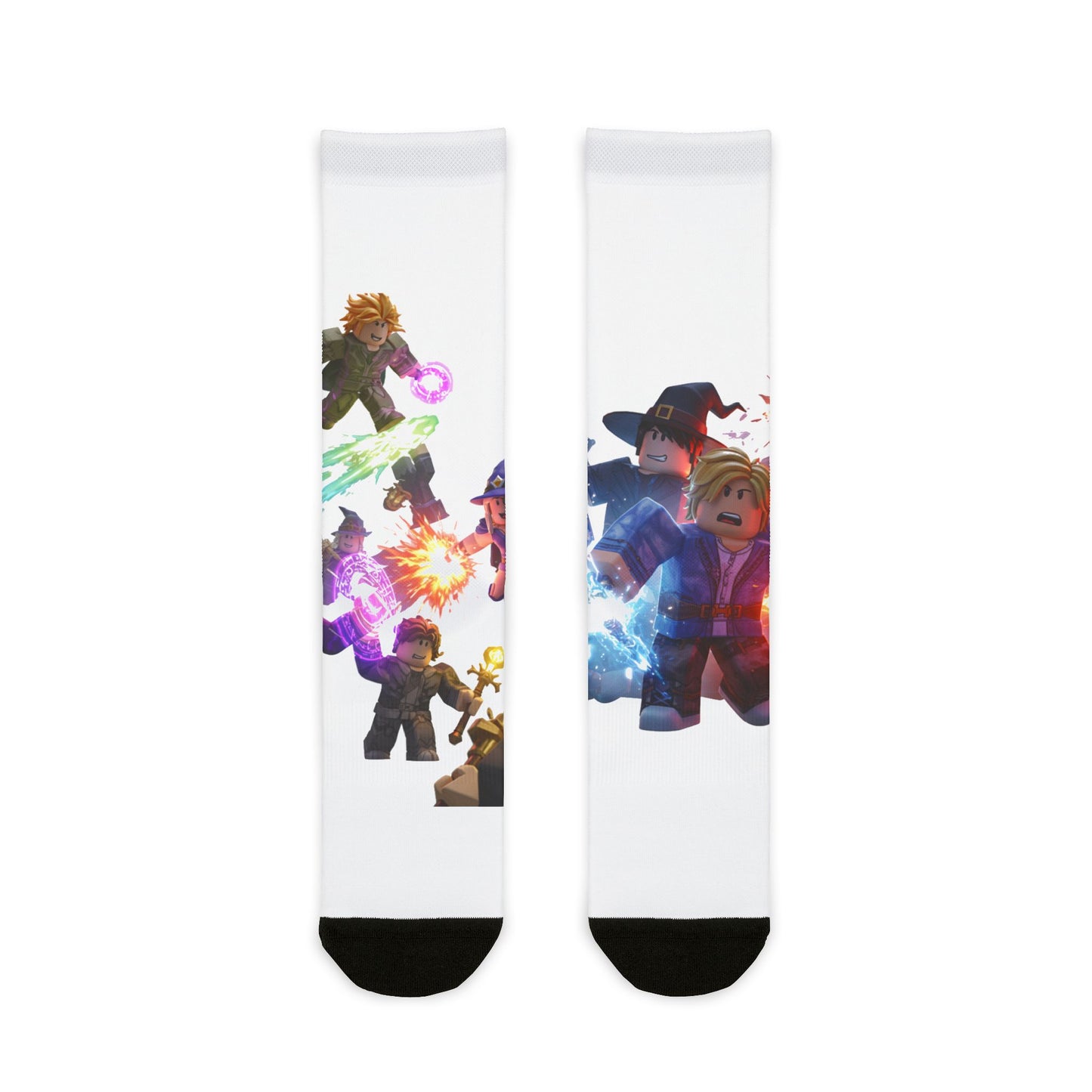 Voxel Invasion Edgy Crew Socks