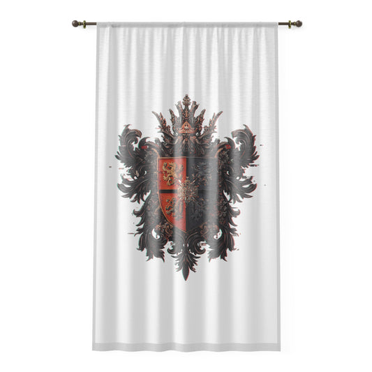 Majestic Emblem Trendy Window Curtain - Style #41