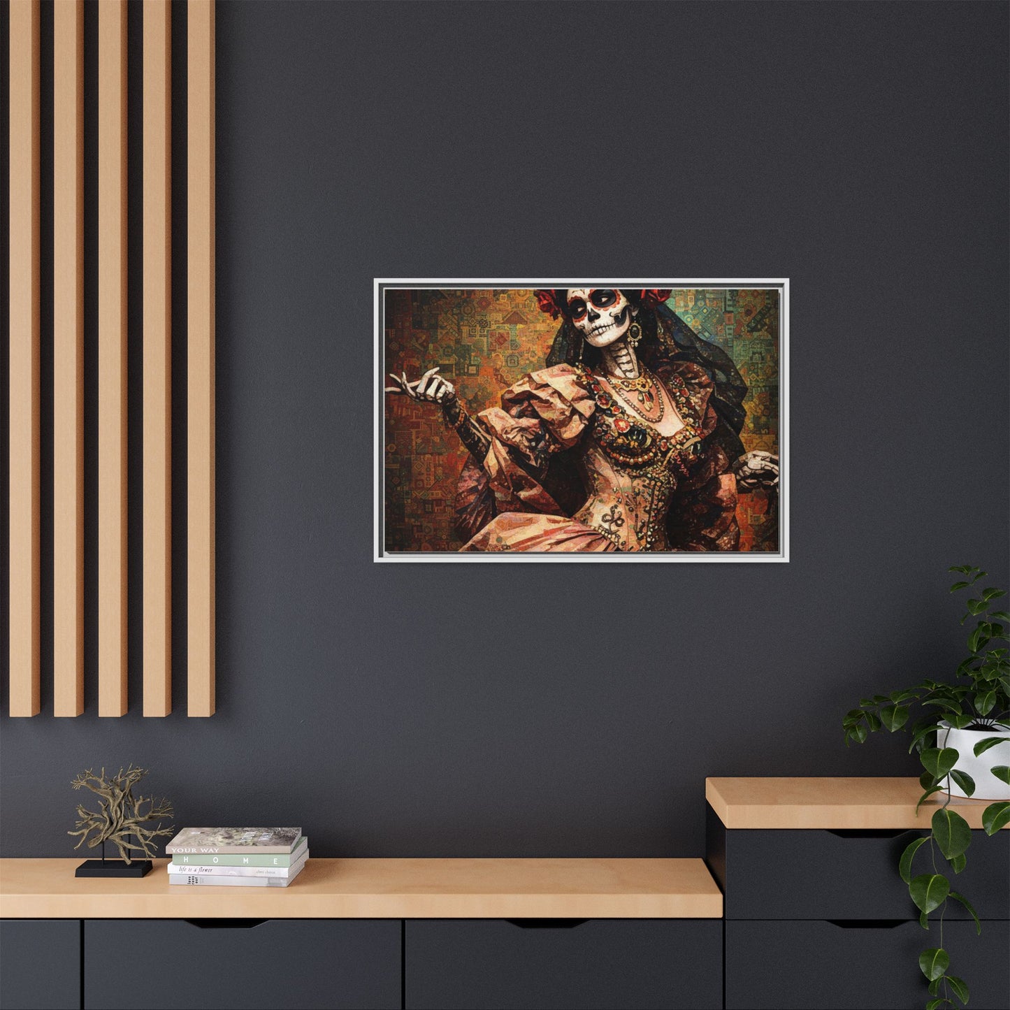 LaCatrina Elegance: Professional Art Series #6 - Framed Matte Canvas