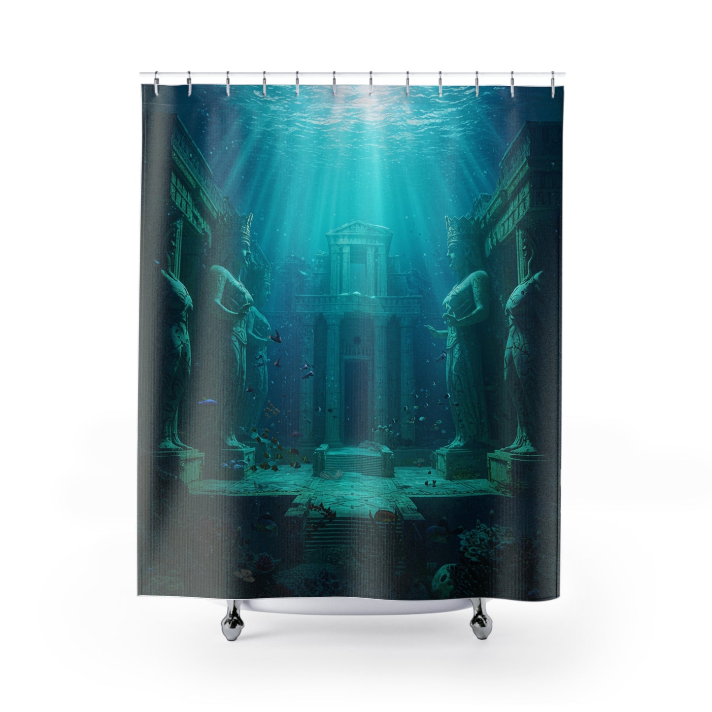 Atlantis Edge: Uncover the Mystery Shower Curtain