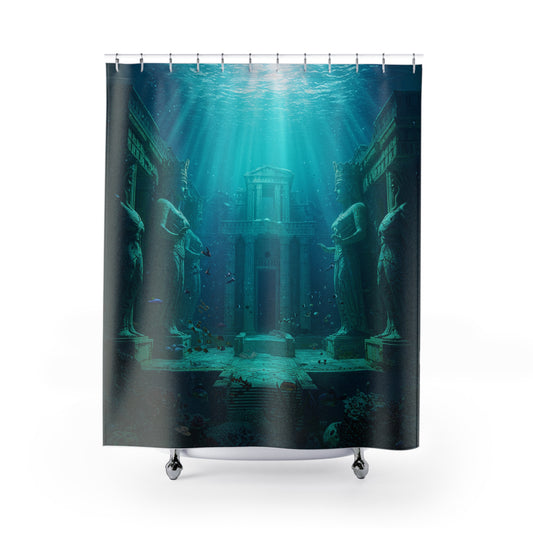 Atlantis Edge: Uncover the Mystery Shower Curtain
