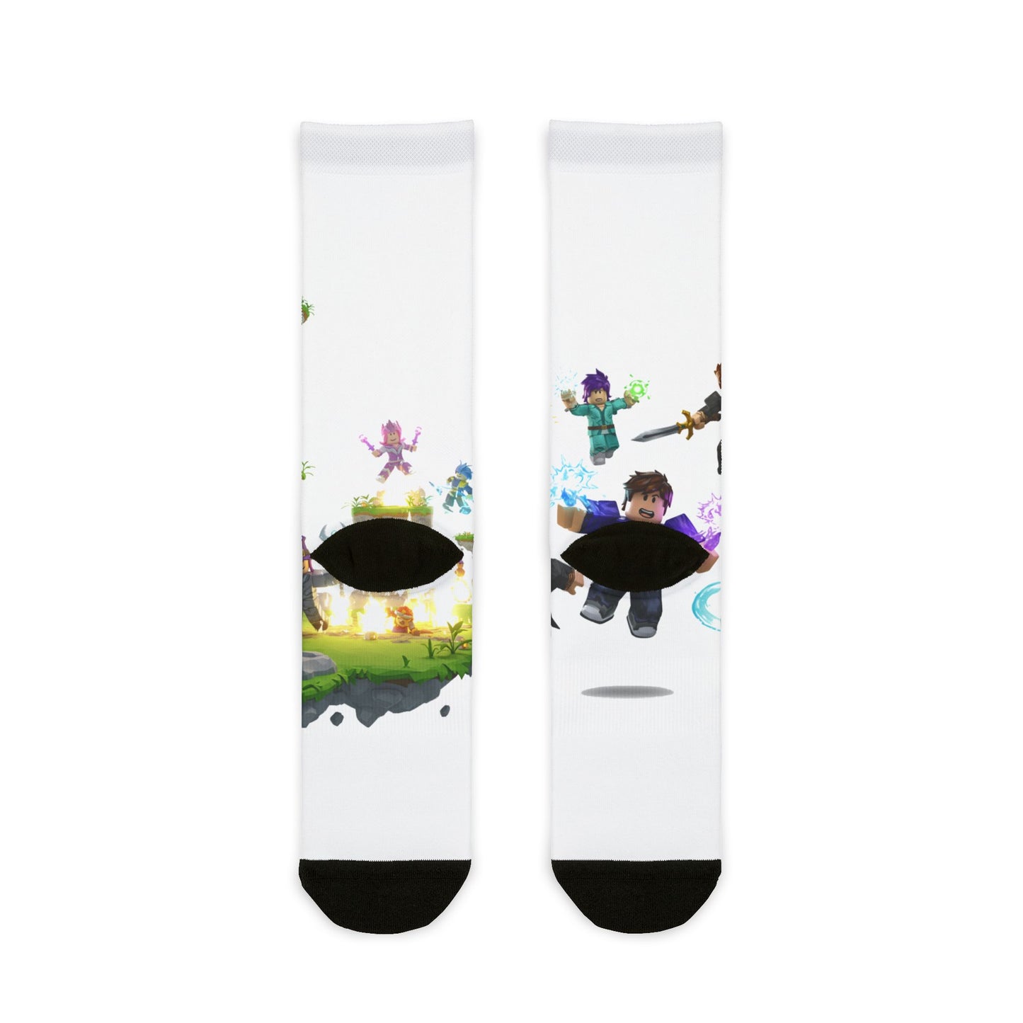 Voxel Invasion Edgy Crew Socks