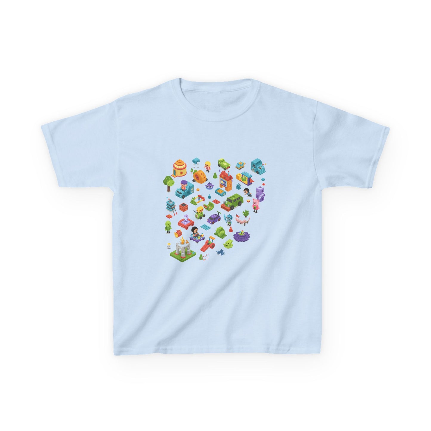 Level Up Your Style: Kids' Game-Inspired Heavy Cotton Tee!