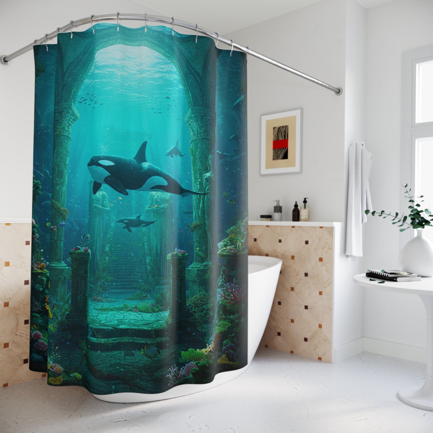 Atlantis Edge: The Lost City Shower Curtain