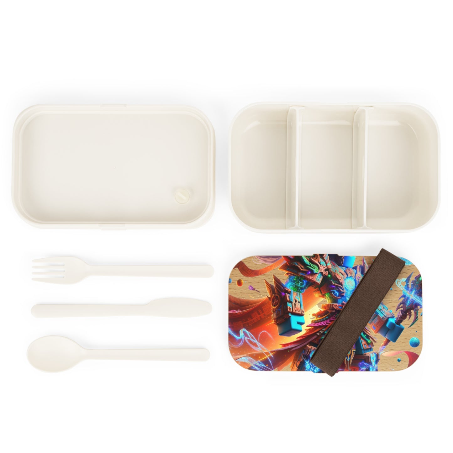 Sleek Minimalist Bento Box - Perfect for On-the-Go!