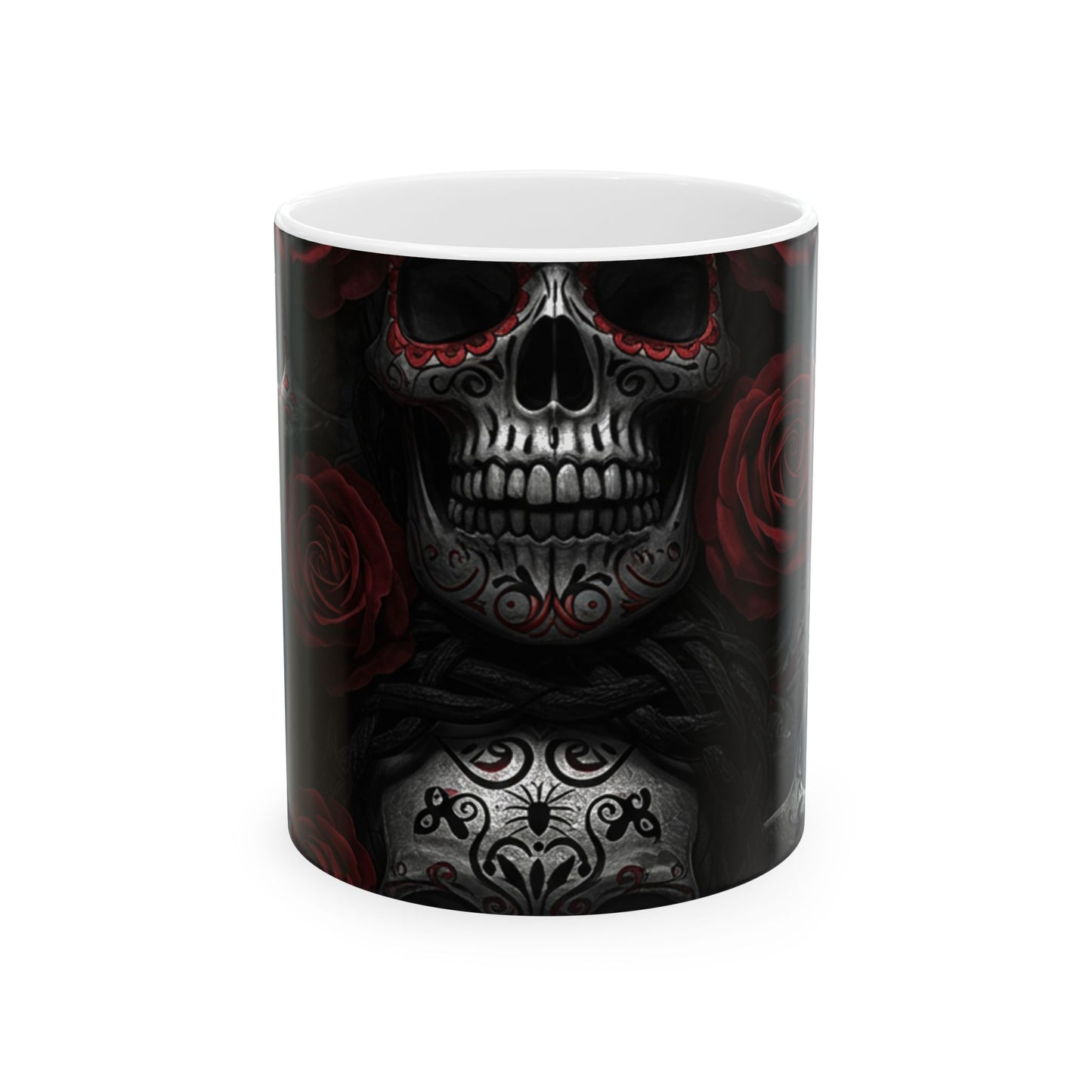 LaCatrina Charm Ceramic Mug - Casual Sip of Tradition