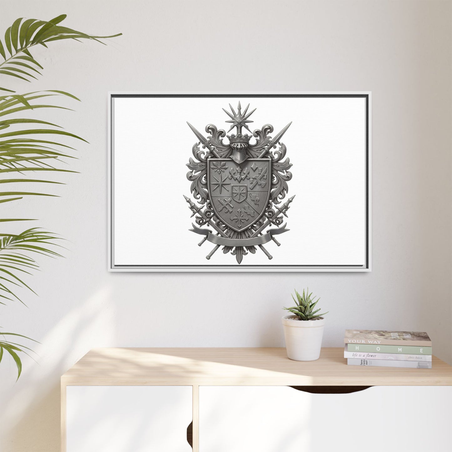 Elegant Guild #8 - Professional Multi-Color Framed Canvas