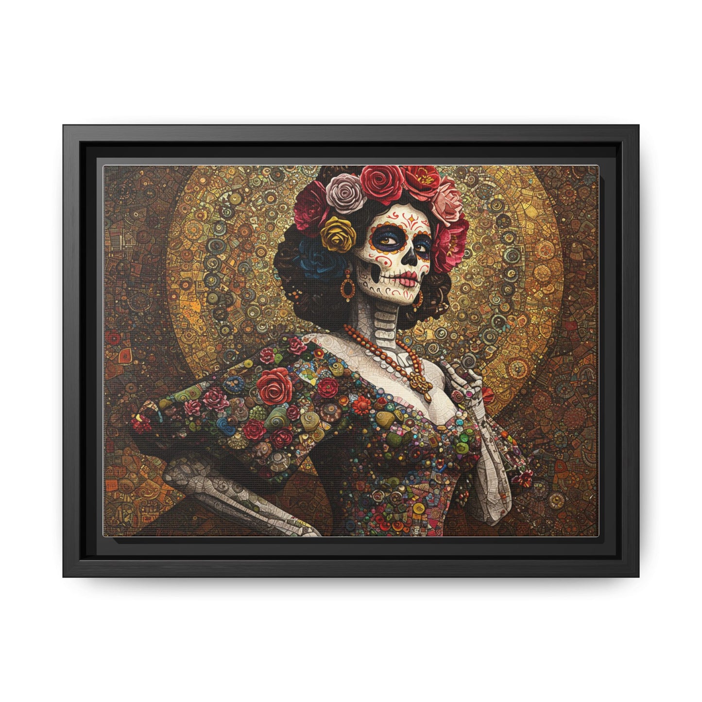 LaCatrina Elegance: Professional Multi-Color Framed Matte Canvas