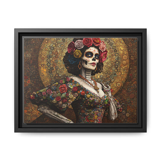 LaCatrina Elegance: Professional Multi-Color Framed Matte Canvas
