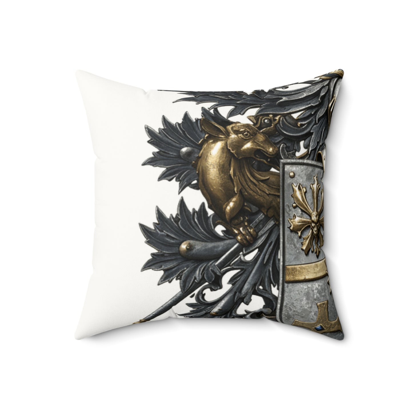Urban Edge: Chic Faux Suede Square Pillow