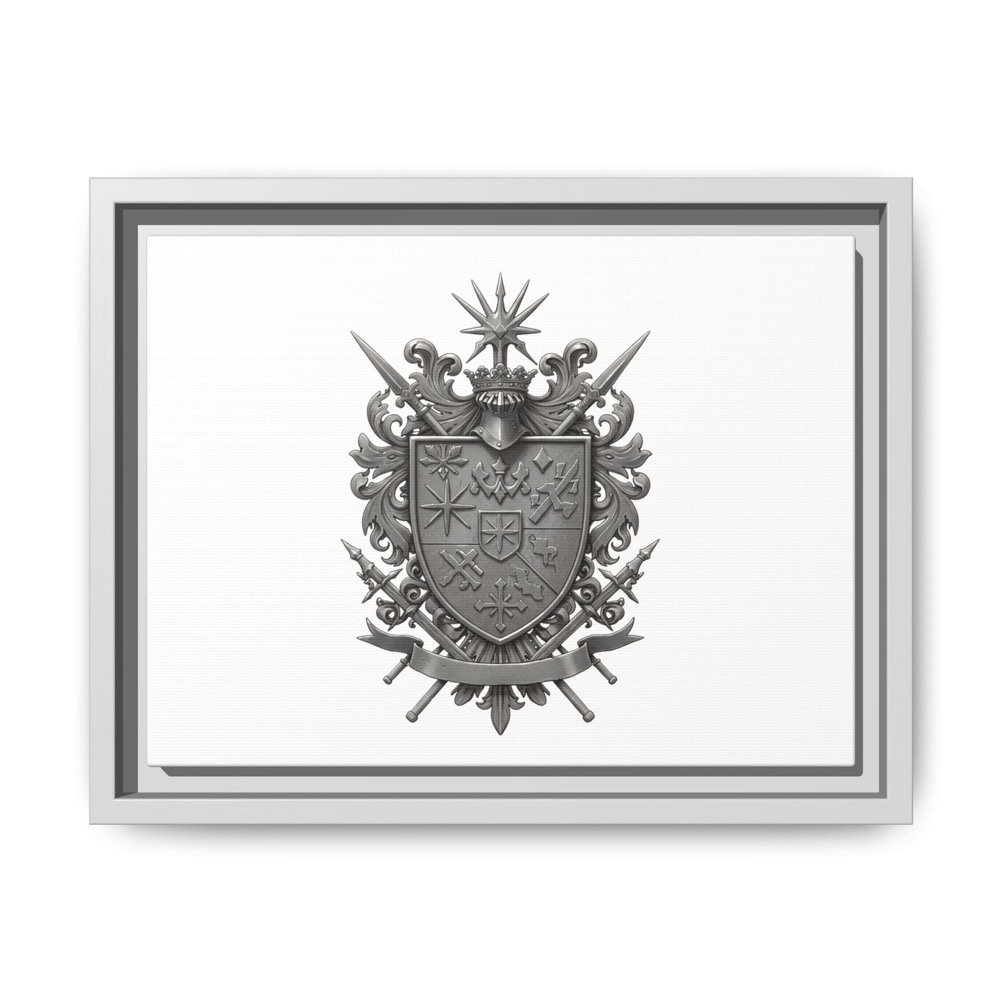 Elegant Guild #8 - Professional Multi-Color Framed Canvas