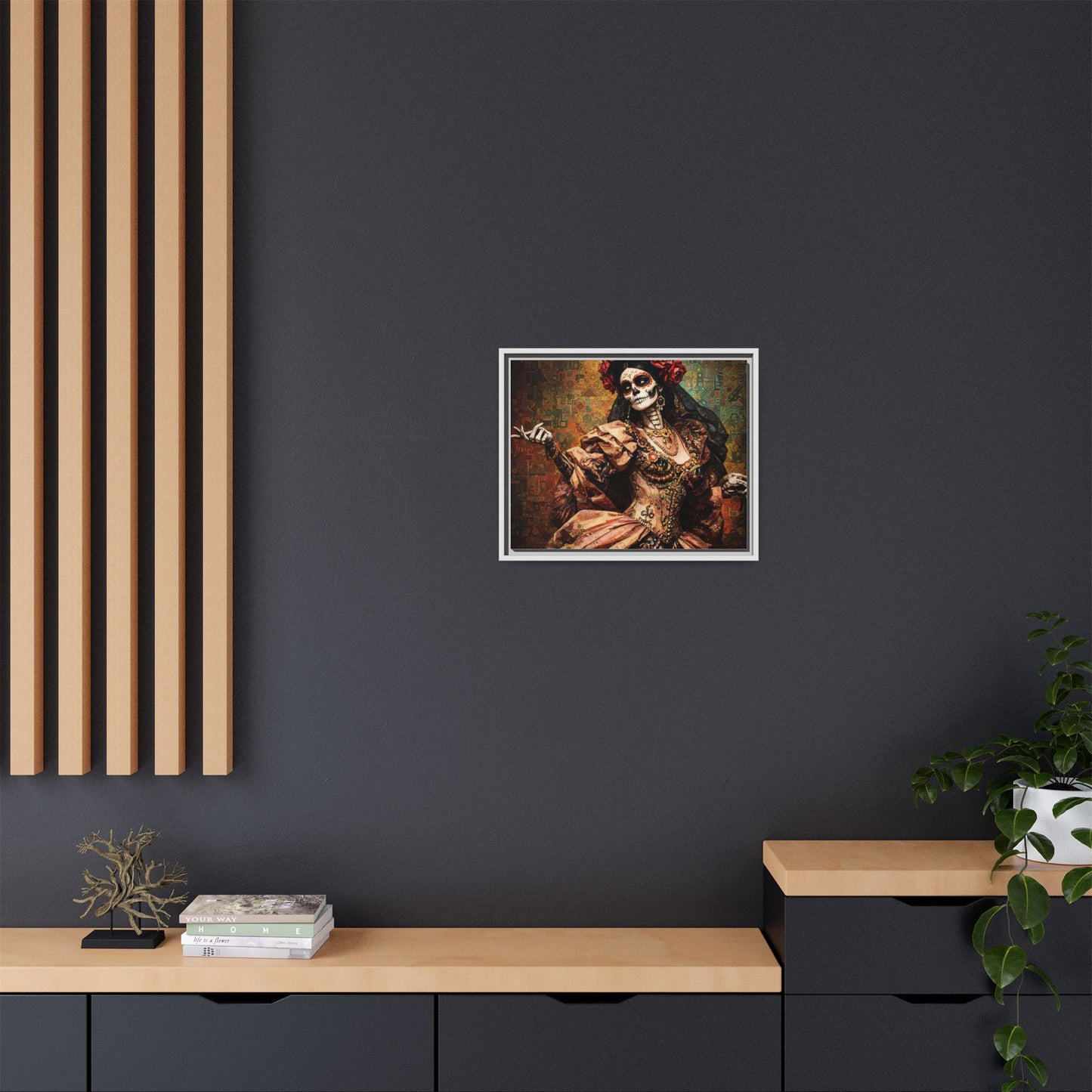 LaCatrina Elegance: Professional Art Series #6 - Framed Matte Canvas