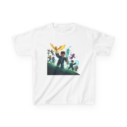 Voxel Adventure Kids Heavy Cotton™ Tee - Trendy Edition